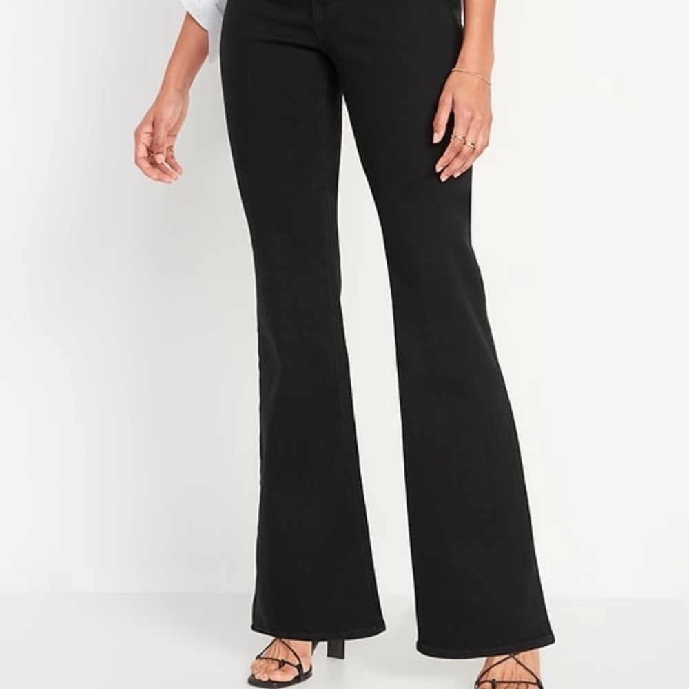 Best Fitting High-Waisted Size 6 Tall flare leg jeans